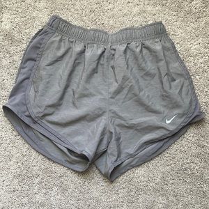 Grey Nike running shorts- size small